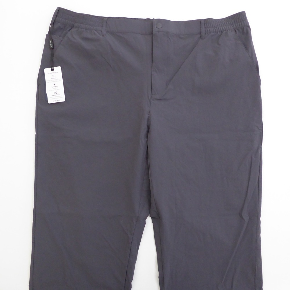 Maelreg Proflex Pants Mens 40x30 Dark Grey Performance Golf Trousers MGGP010 NEW